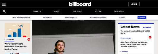 Article for Billboard.com (Staff Article)