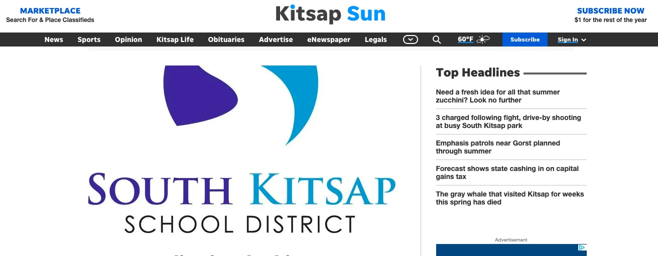 Article for Kitsap Sun