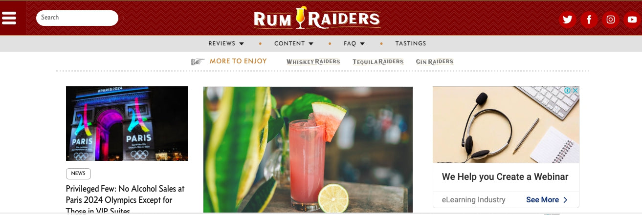Article for Rum Raiders