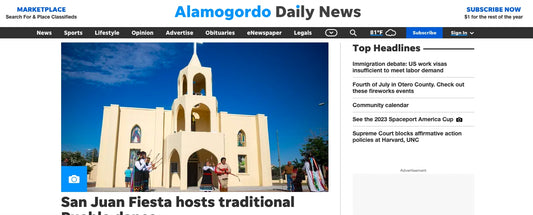 Article for Alamogordo Daily News