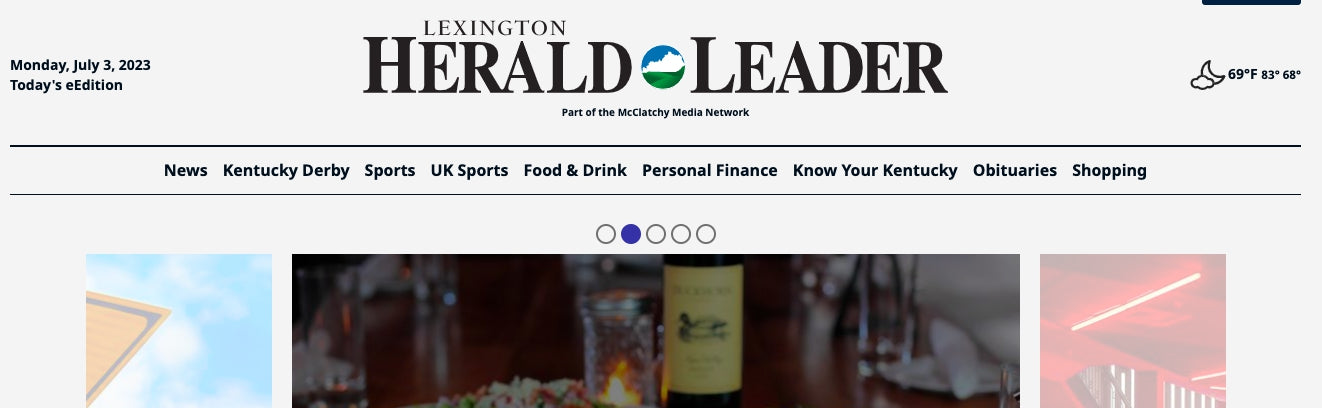 Article for Lexington Herald Leader